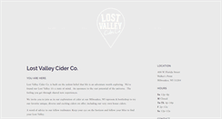 Desktop Screenshot of lostvalley.com