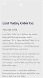 Mobile Screenshot of lostvalley.com