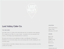 Tablet Screenshot of lostvalley.com